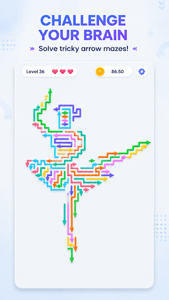 Arrow Flow puzzle gameplay